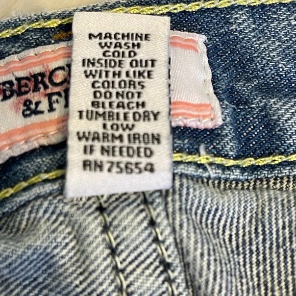 Abercrombie & Fitch size 10 straight leg jeans - Picture 4 of 9